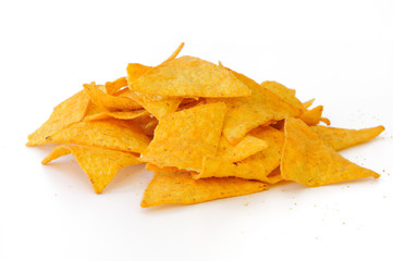 Fototapeta premium Mexican chips - isolated on white background