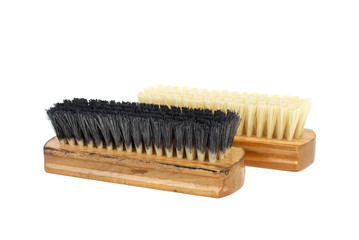 New and used (dirty) clothes (or shoe) brushes