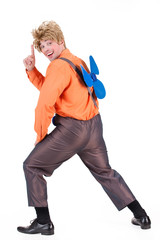 Young Man In Carnival Suit