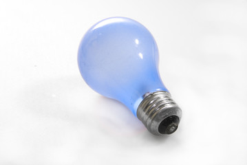 Blue Light Bulb