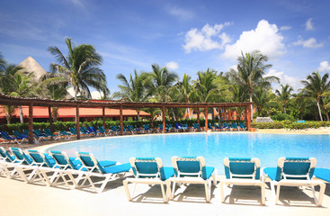 Beach resort swimming pool