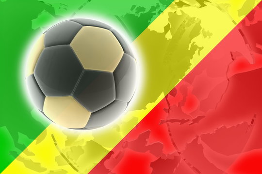 Flag of Congo soccer