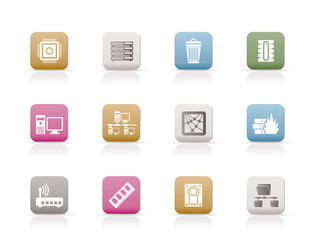 Computer and website icons - vector icon set