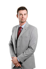 Proud and confident businessman