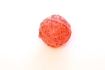 Elastic band ball