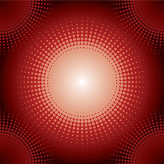 Halftone background red