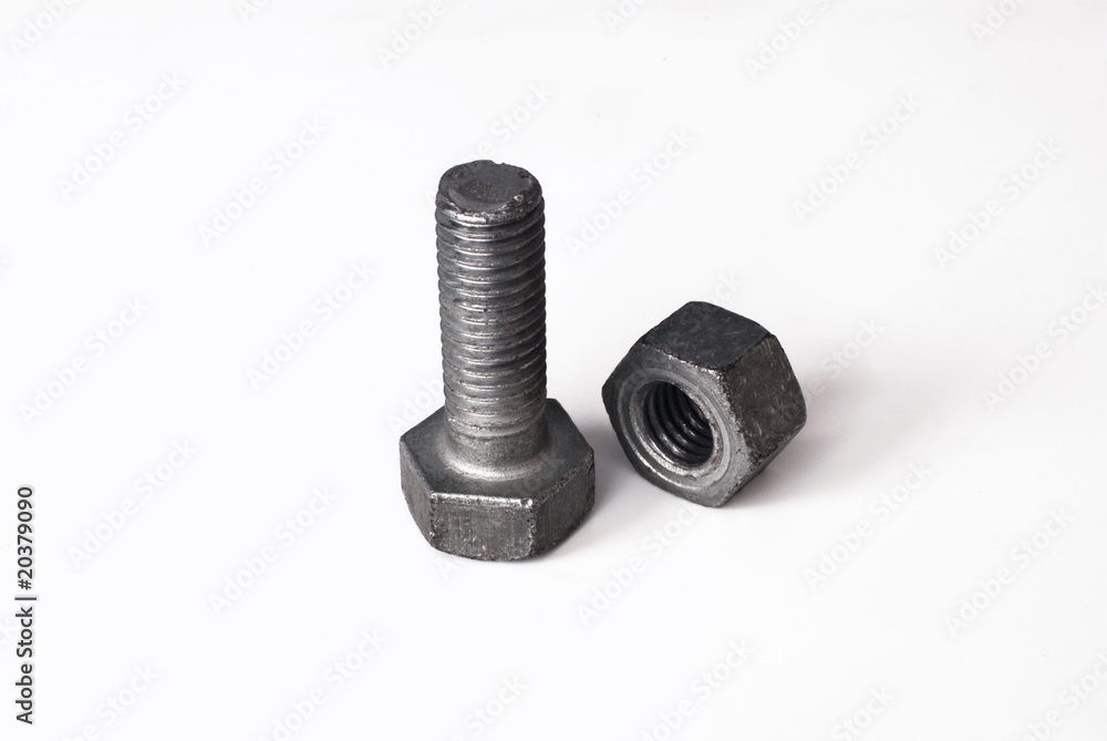 Wall mural Nut and Bolt