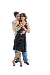 young couple in love