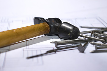 hammer and nails