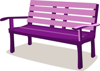 wooden bench