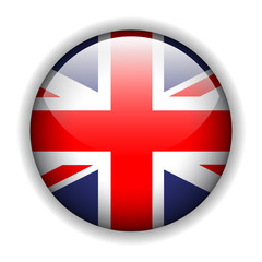 England UK flag button, vector