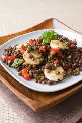 Bananen Linsen Salat