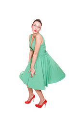 Portrait of a fresh and lovely woman