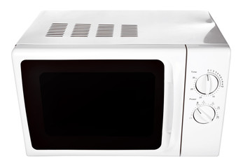 Fototapeta premium microwave oven isolated on a white background