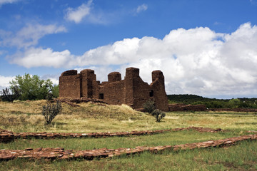 Fototapeta na wymiar Abo Pueblo Ruins
