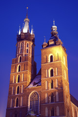Obraz premium St. Mary's Church in Krakow