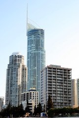 Fototapeta na wymiar Gold Coast Skyline.