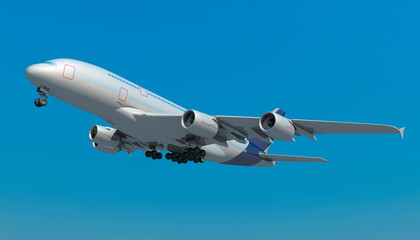 passagier jet seitlich