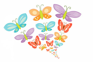 Envolée de papillons © Christelle.delforge
