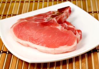 Pork raw meat