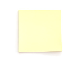 Blank Yellow Post-it Notes