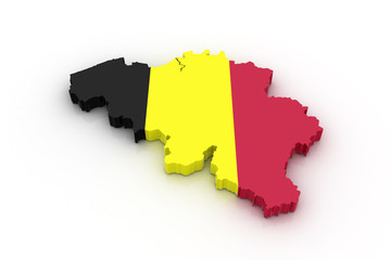 Map of Belgium