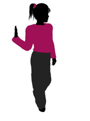 Teenager Illustration Silhouette