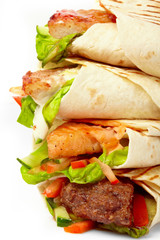 tortilla with vegetables