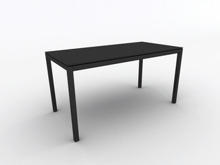 Black table