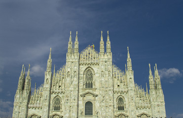 Facade of Duomo, Milan, Italy