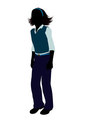 Teenager Illustration Silhouette