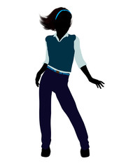 Teenager Illustration Silhouette