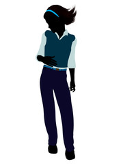 Teenager Illustration Silhouette
