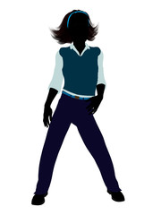 Teenager Illustration Silhouette