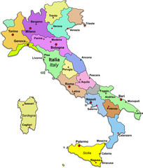 Italy map