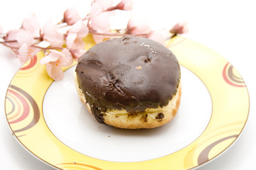 Krapfen mit Schokolade