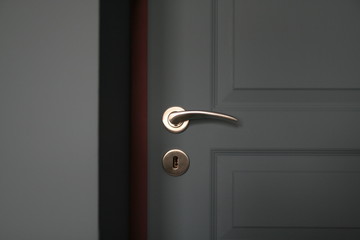 Porte et poignée