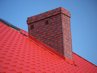 Brick chimney
