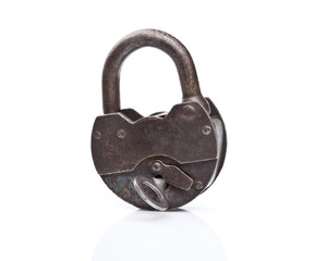 old padlock and key