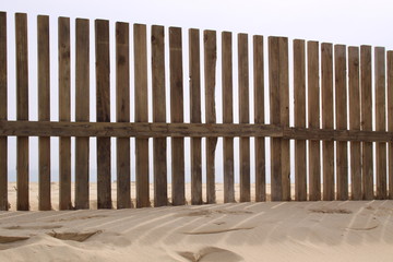 valla de madera