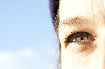 a girl eye