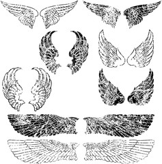 Grunge Angel Wings