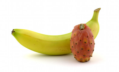Platano con higo chumbo