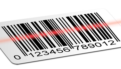 barcode label scanned