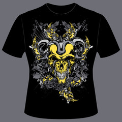 T-Shirt Print Skull