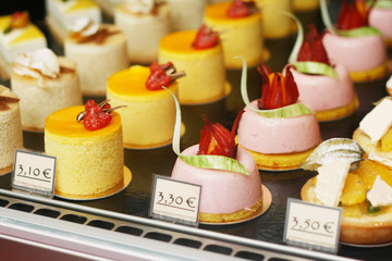 Fancy Cakes on Display