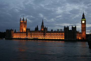 Fototapeta na wymiar UK Parliament by Night
