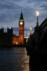 Big Ben Tower by Night