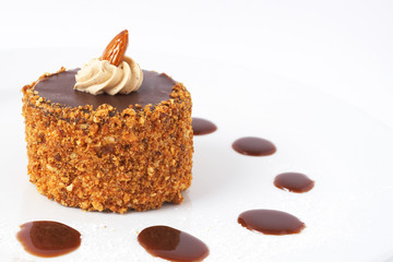 Miniature chocolate cake