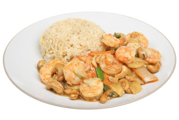 Chinese Prawns with Cashew Nuts